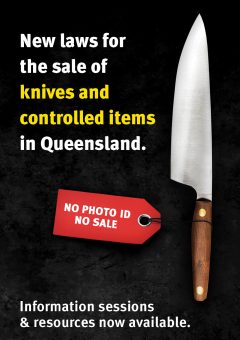 Spread the word (comms kit) - 2024 QLD Knife and Controlled Items